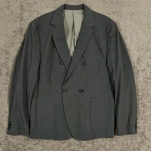 Zara Men’s Brown Suits Collection Double Breast Blazer SZ 44R